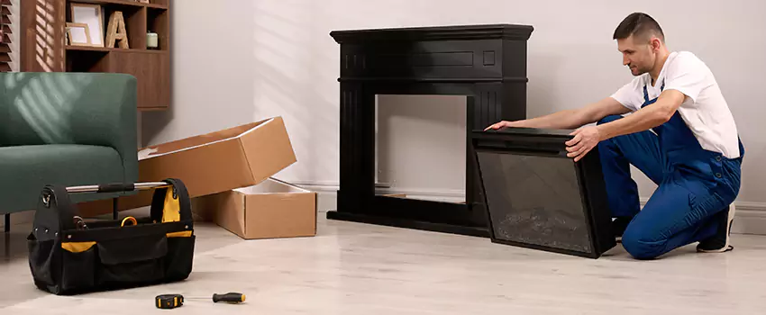 Old Rusted Metal Fireplace Repair And Replacement in St. Joseph, MO